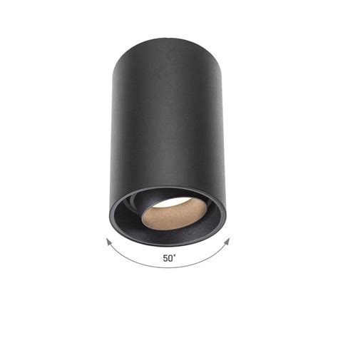 Led Plafondspot Chloe Lens X Gu Aansluiting Mat Zwart