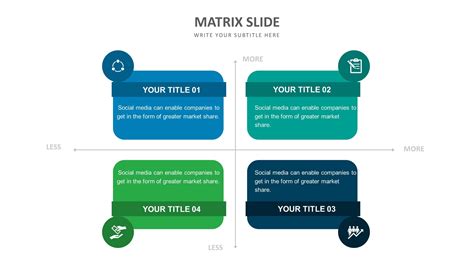 Matrix Slide Templates Biz Infograph