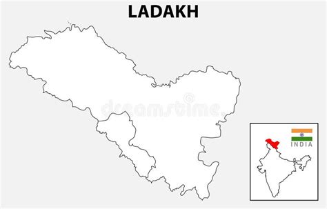 Ladakh Map Stock Illustrations – 93 Ladakh Map Stock Illustrations ...