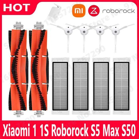 Xiaomi Mijia Mi 1 1S Roborock S5 S50 S5 max Hộp Đựng Chổi Chính Bộ Lọc