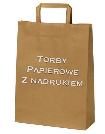 Torby Papierowe Z Nadrukiem Eko Hurt Kraft Miropak Pl