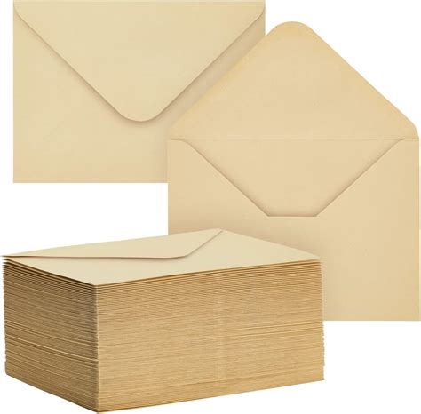 Amazon Juvale 100 Pack 4x6 Envelopes For Invitations V Flap