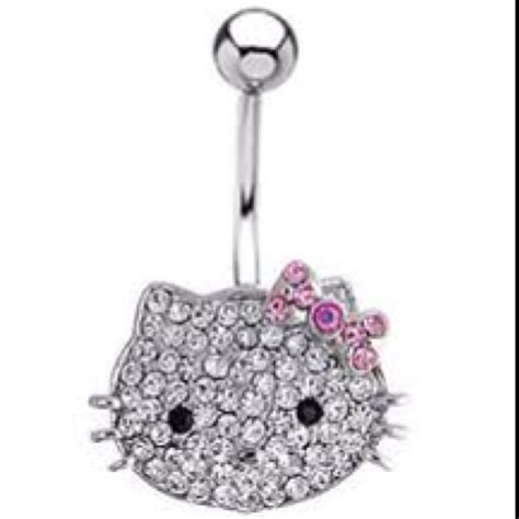 Hello Kitty Belly Button Jewelry Belly Button Rings Belly Button