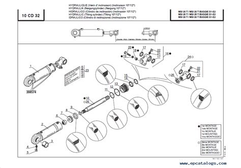 Manitou Forklift Msi D Turbo Series E Parts Manual