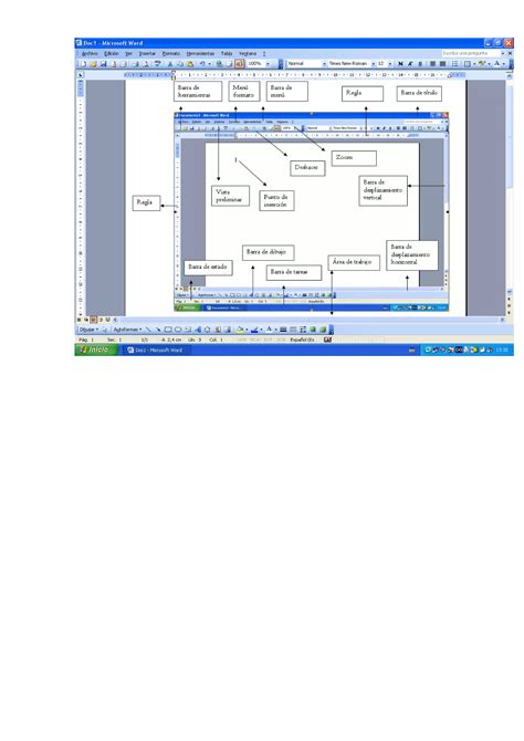 Partes Del Procesador De Textos Microsoft Office Word Pdf