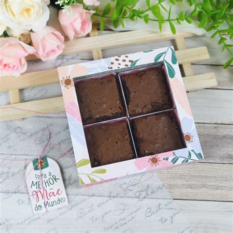 Caixa Para Brownie Mae Elo7 Produtos Especiais