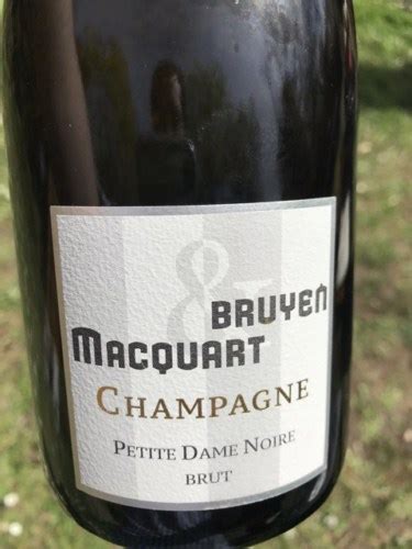 Bruyen Macquart Petite Dame Noire Brut Champagne Vivino Italia