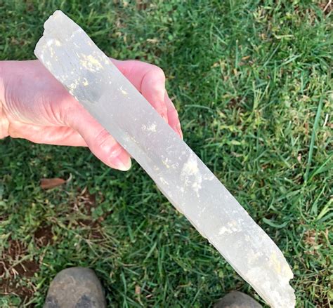 Large Selenite Slab Or Sheet Great For Displaying And Cleansing Crystals