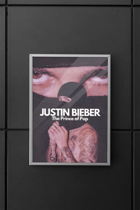 Justin Bieber Justin Bieber Poster Justin Bieber Iconic Poster Justin