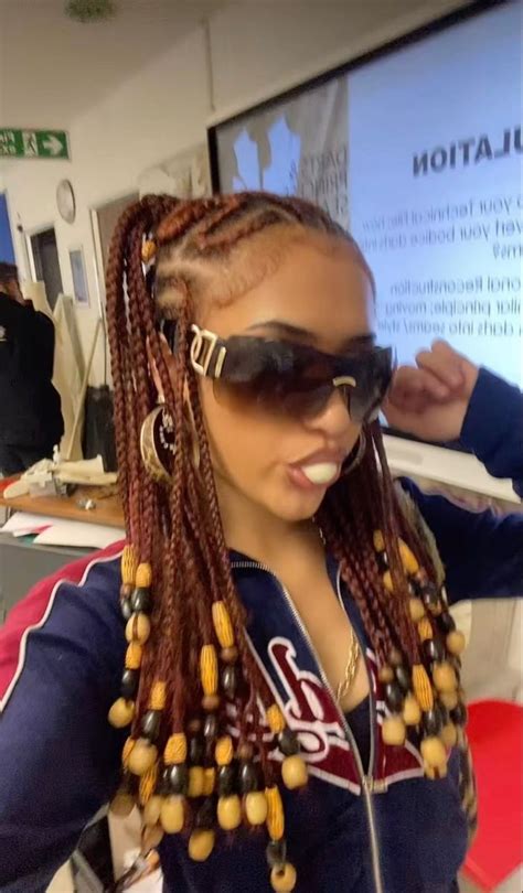 Mini Box Braids On Natural Hair With Beads Artofit