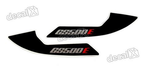 Kit Jogo Faixa Emblema Adesivo Rabeta Suzuki Gs500 Gs512 Cor Preto R