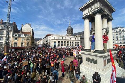 Carte Grève Du 6 Avril à Clermont Ferrand Le Parcours De La