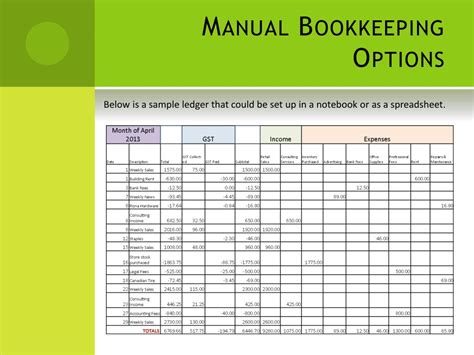 Ppt Basic Bookkeeping Powerpoint Presentation Free Download Id 1679174