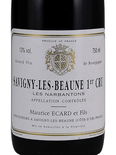 Domaine Maurice Card Savigny L S Beaune Er Cru Les Narbantons