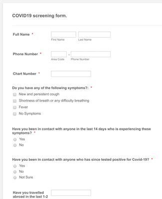 Patient Waiting List Form Template | JotForm