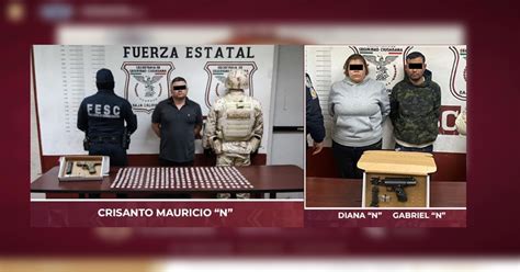 Detienen FESC Y SEDENA A Tres Personas Armadas Tras Operativos En