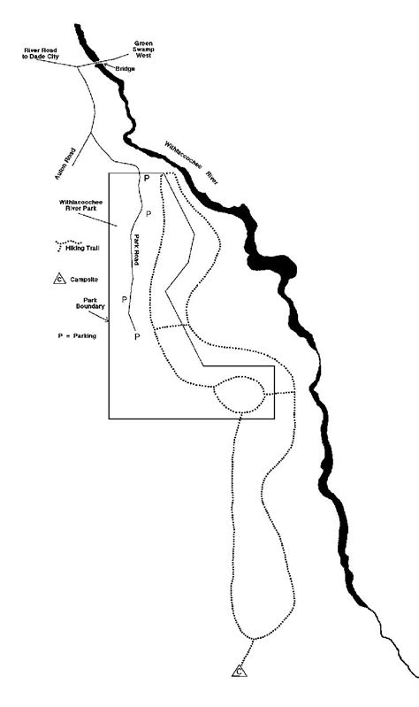 Suncoast Chapter Florida Trail Withlacoochee River Park Trail Map