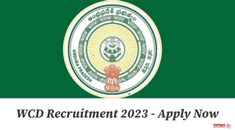 Wcd Recruitment Apply Now