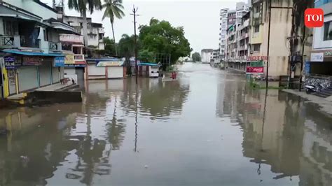 Rainfall Waterlogging Gujarat Persistent Downpours Create Severe