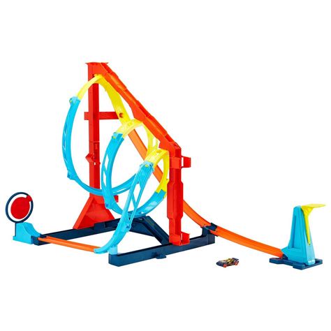 Hot Wheels Конструктор Трасс Автотрек Бесконечная Спираль HDX купить в интернет магазине Hot