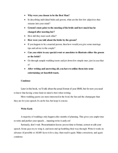 11 Best Man Speech Examples Pdf Examples