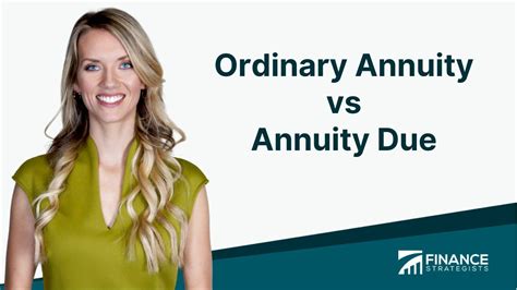 The Difference Between Ordinary Annuity And Annuity Due