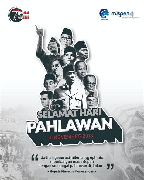 Museum Penerangan Selamat Hari Pahlawan Museum Instagram Desain