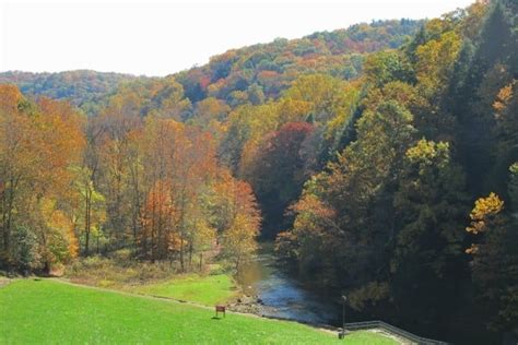 Viewing Fall Foliage At Pleasant Hill Dam Travel Inspired Living