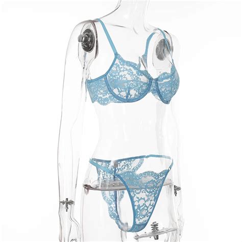 Ellolace Women S Underwear Lingerie Set Sexy Underwear Bra Set Lace Underwire Bra And Panty Set