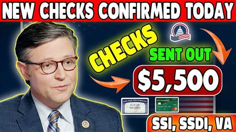 New Checks Confirmed Today 5500 Checks For Seniors On Social Security