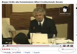 Il Parere Di G Tonetti Intervento Di Beppe Grillo In Senato E Prime