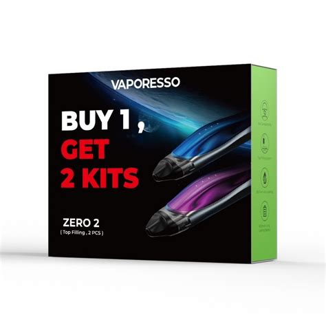 Vaporesso Zero 2 Pod Kit Twin Pack Uk Vape Store E Cig Clouds