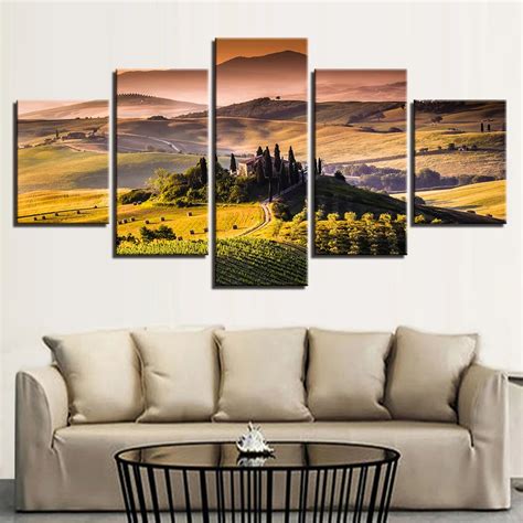 Canvas Poster Living Room Decor Wall Art Framework Pieces Castle