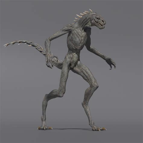 Creature Animation Stuff! — Lizard creature FREE maya rig by TruongCG....