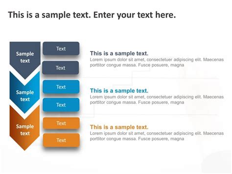 Chevron Diagram Powerpoint Template