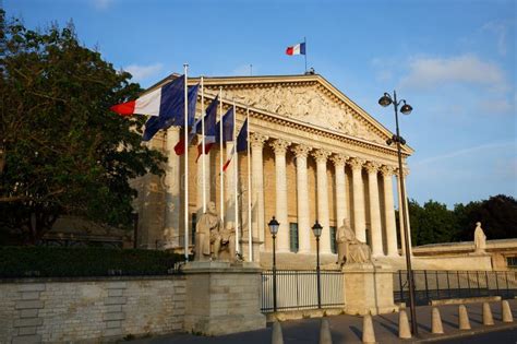 The French National Assembly- Bourbon Palace , Paris, France Stock Photo - Image of symbol ...