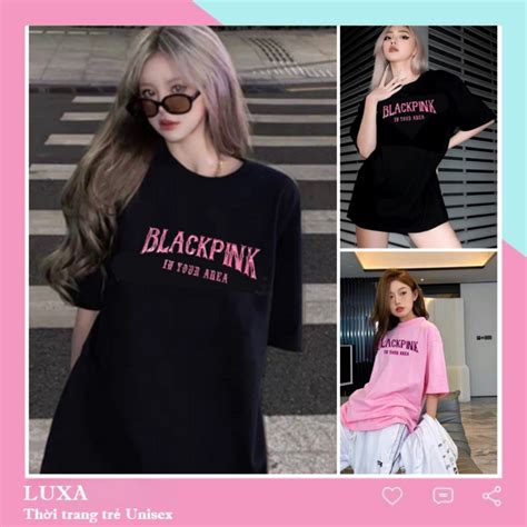 Blackpink 中性短袖 T 恤男女皆宜的寬形式 Ulzzang 風格中性 T 恤 蝦皮購物