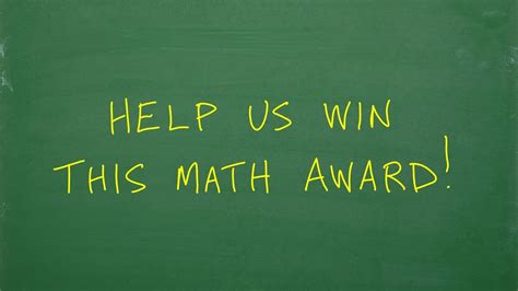 Help Me Win This Homeschool Math Award Tabletclass Math Youtube