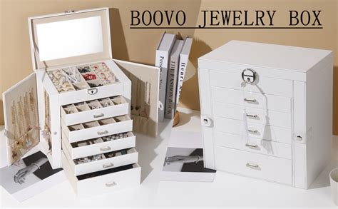 Amazon Boovo Jewelry Box For Women Layer Large Jewelry