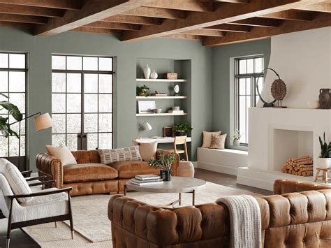 The Sherwin Williams Color Of The Year Is Evergreen Fog