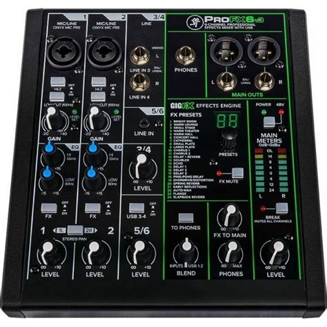 Mackie ProFX6v3 микшерный пульт - купить с доставкой по выгодным ценам ...
