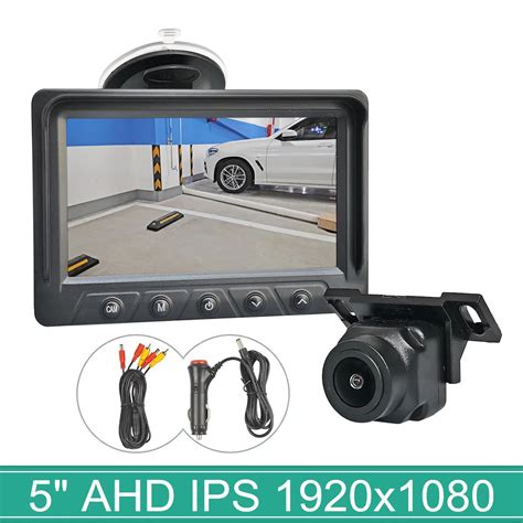 DIYKIT 5inch AHD IPS Car Monitor HD 1080P Starlight Night Vision Backup