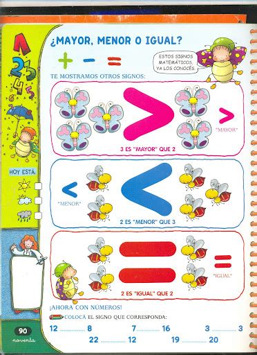 Matemáticas Primero Claret MENOR MAYOR O IGUAL