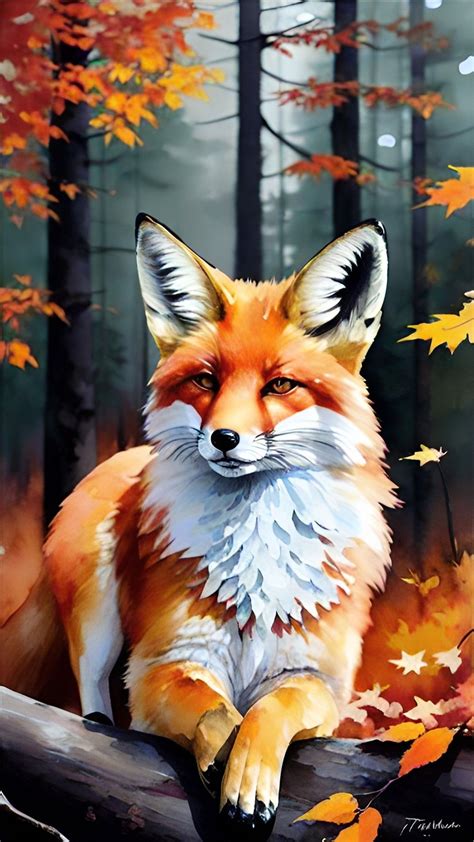 Fox Fantasy Fox Artwork Fox Images Fox Pictures Fox Spirit Postal