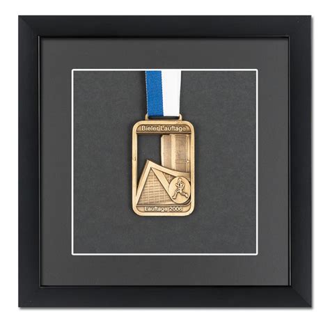 Mira Marco Para Medallas 20x20 Cm Negro 20x20 Cm Negro Vidrio