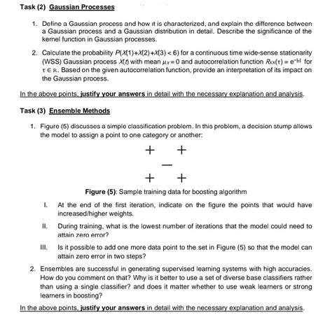 Solved 1. Define a Gaussian process and how it is | Chegg.com