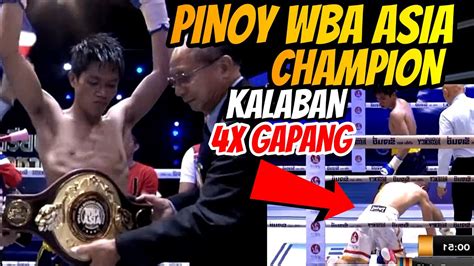 PINOY WBA CHAMPION KALABAN 4X GAPANG MALAKAS PA KAY CASIMERO YouTube