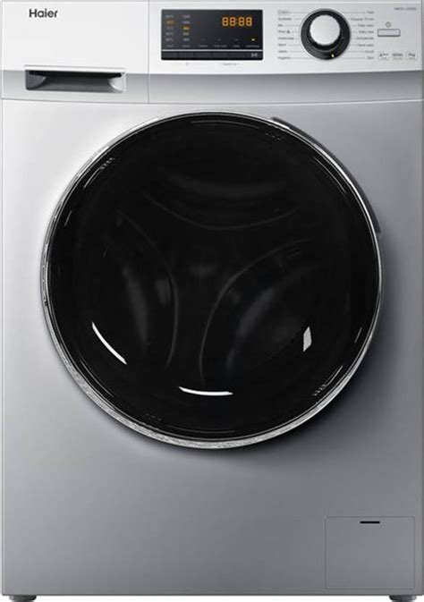 Haier 8 Kg Washer 1400 RPM Front Load Washer 5 Kg Dryer Silver