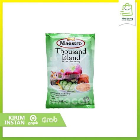 Jual Maestro Thousand Island Salad Dressing 100G Shopee Indonesia