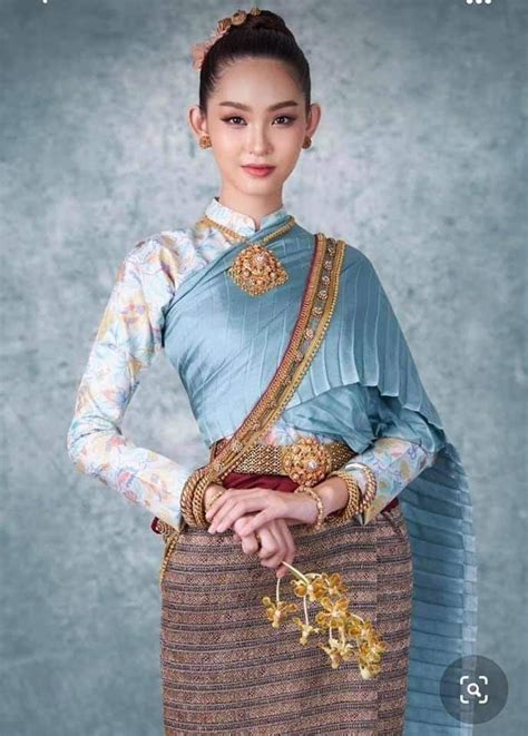 Pin By Tiktok Sombounkhanh On Traditional Dress Traditional Thai